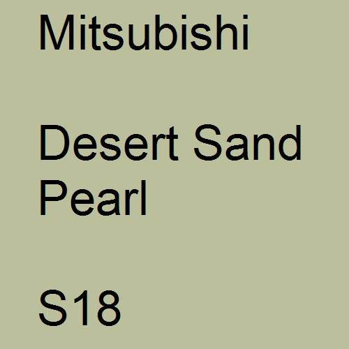 Mitsubishi, Desert Sand Pearl, S18.